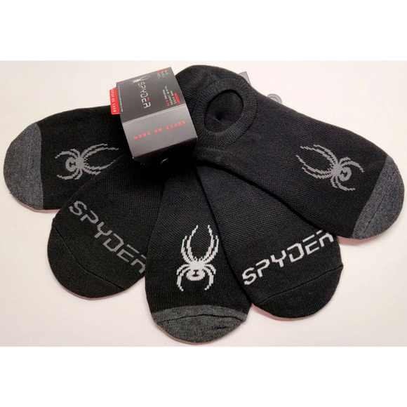 Spyder Underwear & Socks Spyder Super No Show Liner Socks 5 Pairs